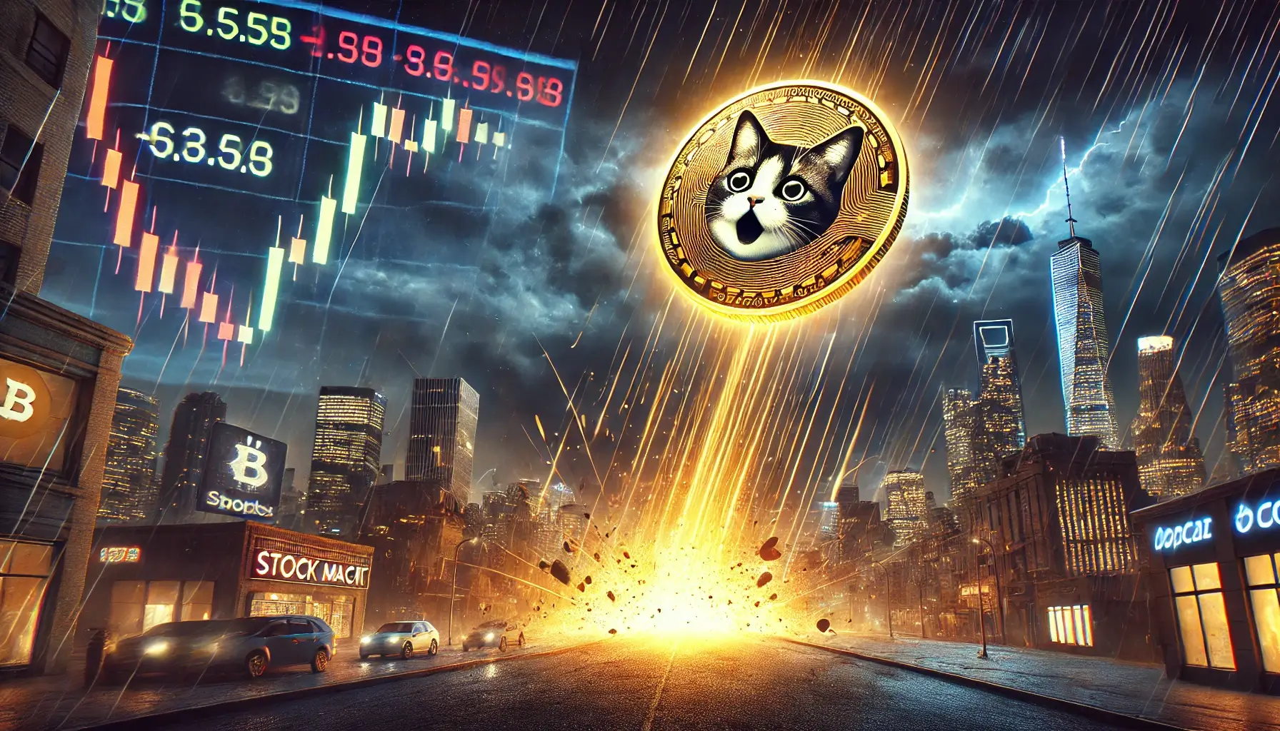 “Meme Coin POPCAT Plummets 16% Overnight, Exits Top 100 Cryptocurrencies”