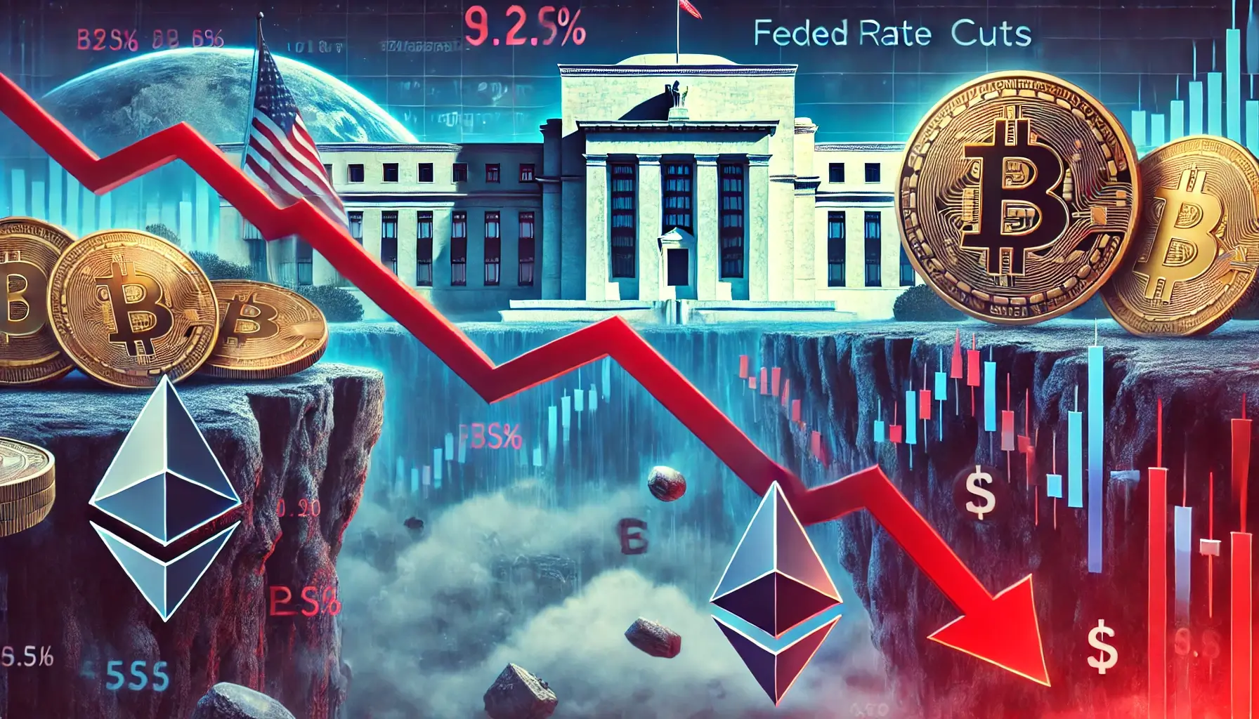 Fed Rate Cuts: Potential Risks for Crypto Markets