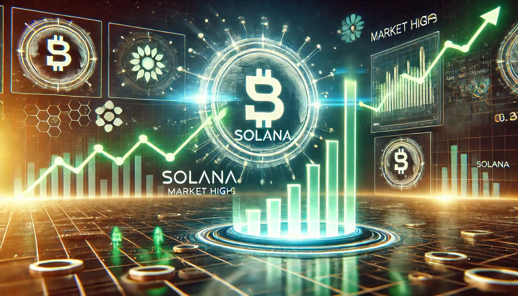 Solana’s Market Cap Surging to Record Highs as Bullish Sentiment Grows