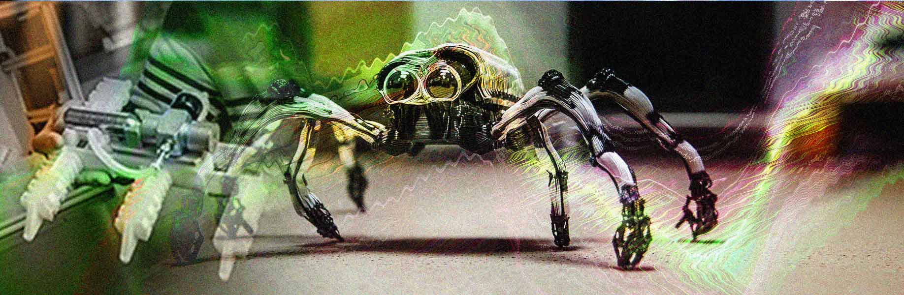 Robots walk straight off the 3D printer