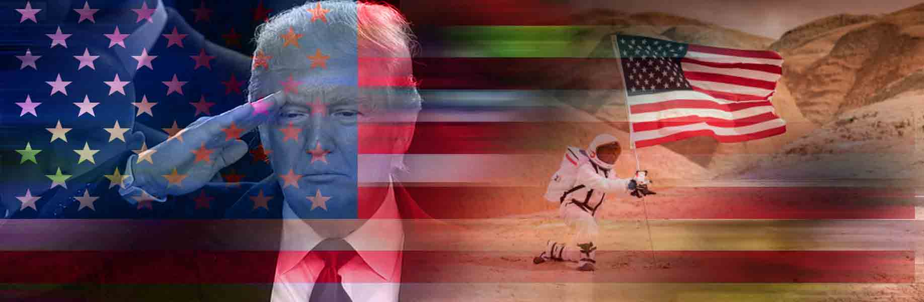 Trump promises to plant the American flag on Mars